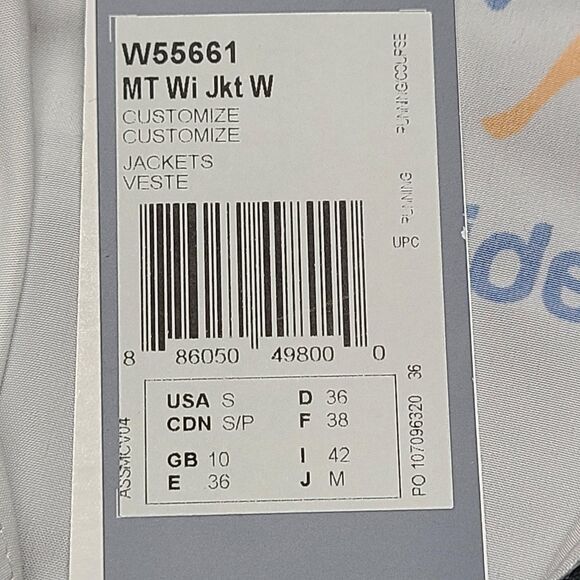 Adidas Jacket Womens Small White Blue Maccabi USA 19th Maccabiah Full Zip Team - Picture 5 of 8